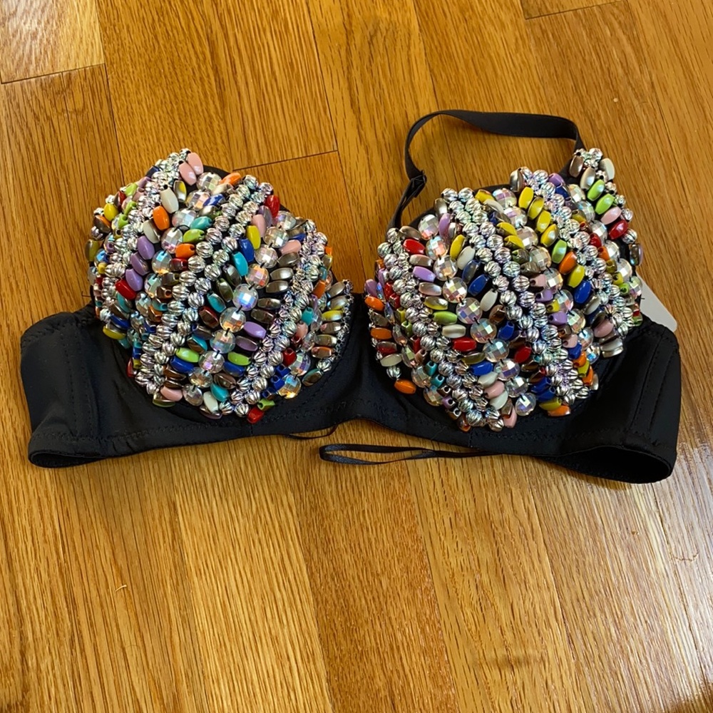 Bedazzled bra